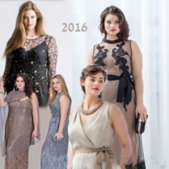 Платья для полных 2016