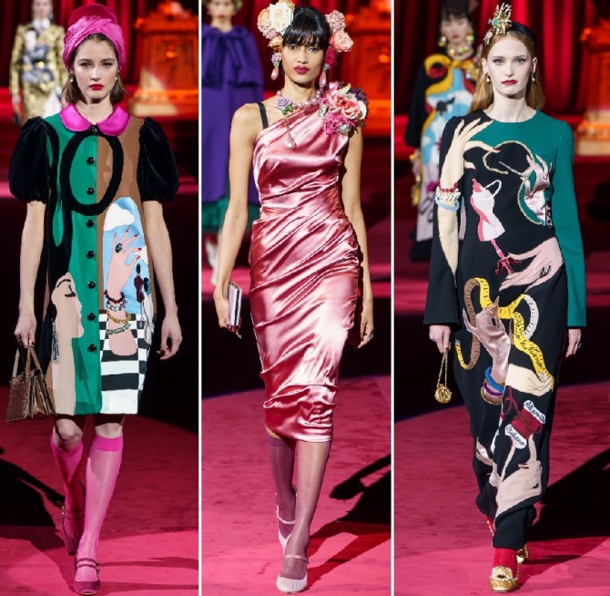 Платья в стиле арт-деко от Dolce & Gabbana