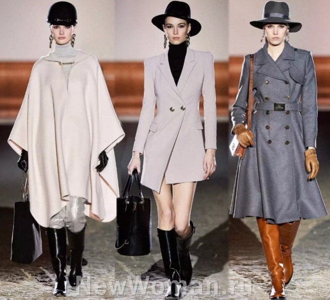 какие шляпы подойдут к модному женскому пальто сезона осень-зима 2021-2022