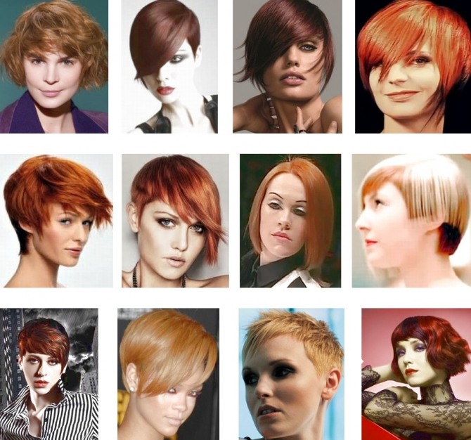 Модные стрижки 2022 на средние волосы(рыжие волосы)