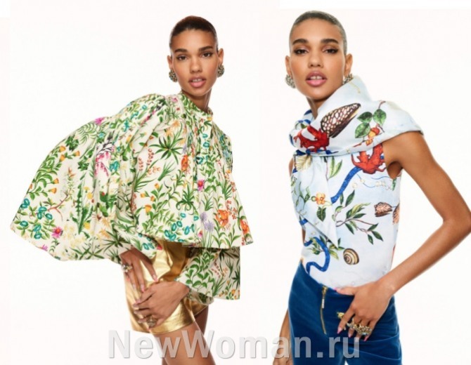 Женские блузки на весну-лето года: фото, самые модные тенденции и стильные модели