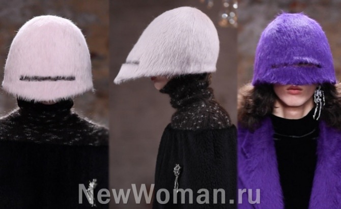 Женские головные уборы осень-зима 2024-2025: модные вязаные шапки, фото новинки и тренды