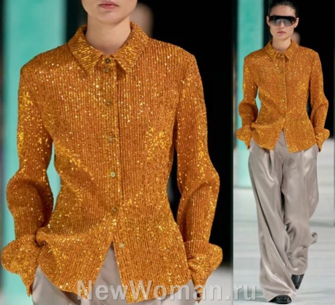 Модные женские блузки весна-лето 2023: тенденции и фасоны