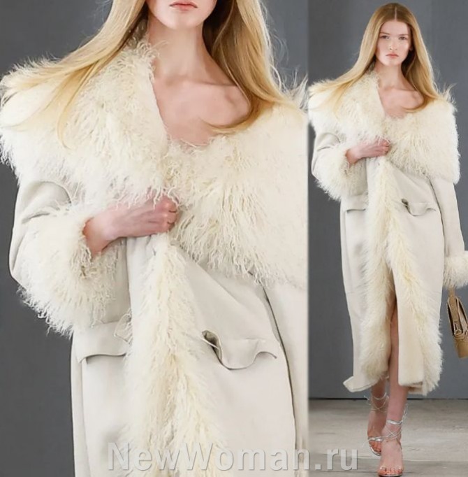 Женские зимние пальто с мехом в Казани