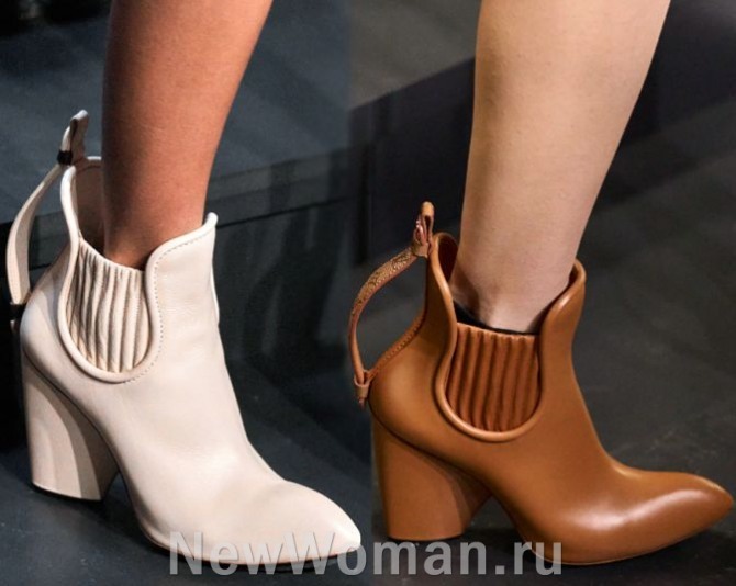 Модные женские ботинки осень-зима 