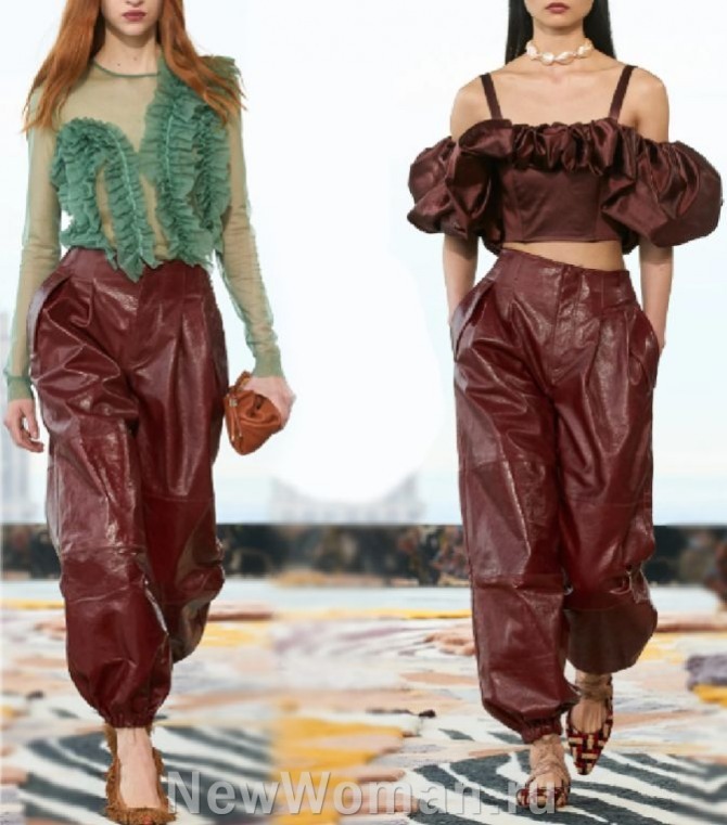 Модные женские брюки 2024-2025: фото модных брюк