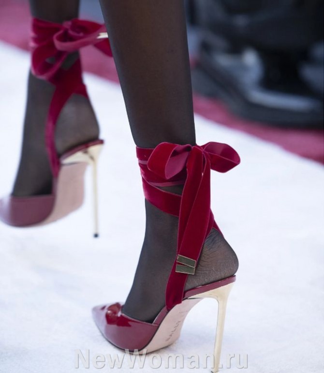 Туфли женские бежевые из лакированной кожи, на высоком каблуке 6,5 см, KATELVADI, K-323